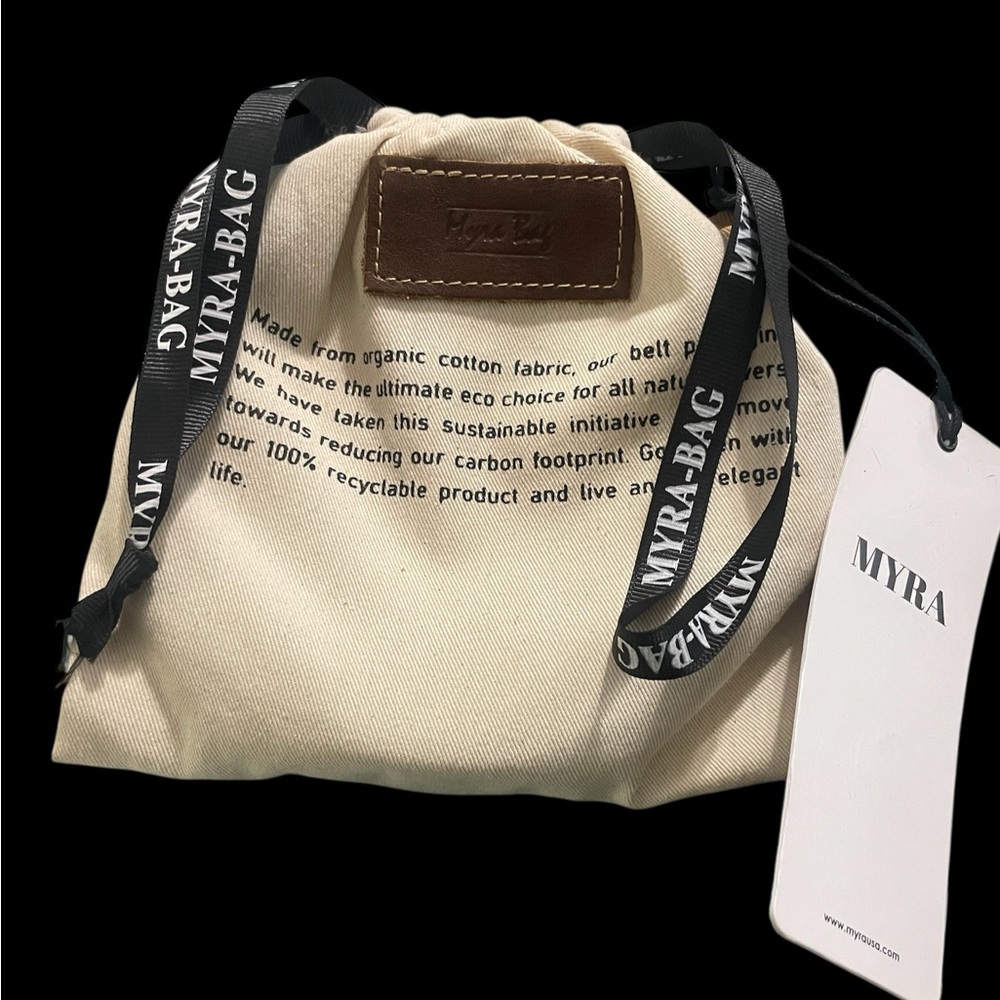 NWT Myra Bag Beaded & Tooled Leather Handcrafted Bag Strap - Picture 6 of 6